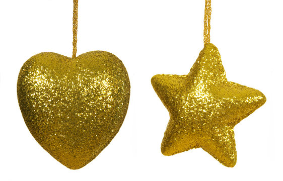 christmas heart and star