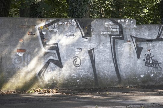 graffiti an der wand