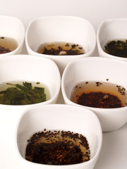a variety of teas
