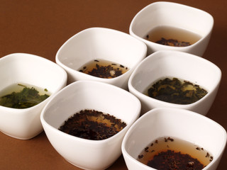 a variety of teas