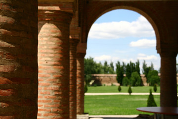 columns at mogosoaia palace