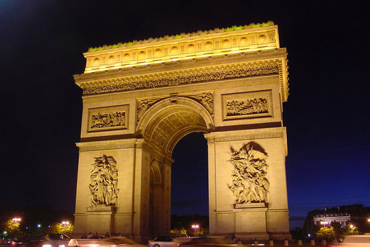 Fototapeta arc de triomphe nuit