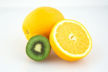 orange and kiwi