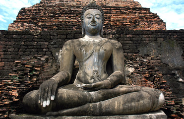 Obraz premium tajlandia, sukhothai: park historyczny
