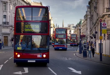 Zelfklevend Fotobehang Londen londen bus