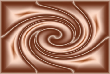 Fototapeta na wymiar chocolate ripple