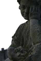sculpture of child