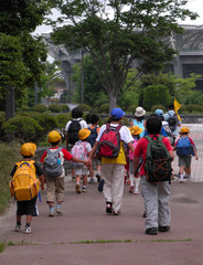 schoolchildren group