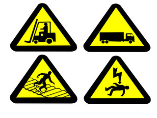 industrial hazard signs