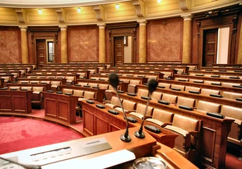 Foto op Plexiglas parliamentary debate © Corgarashu