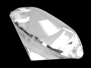 white diamond crystal (side)