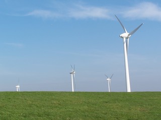 Fototapeta premium windkraft an der küste