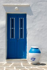 traditional greek doorway