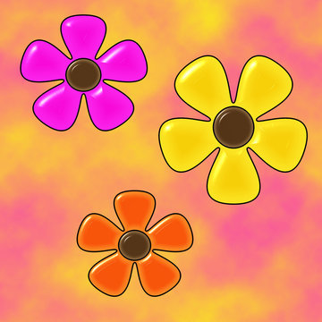 glass daisies