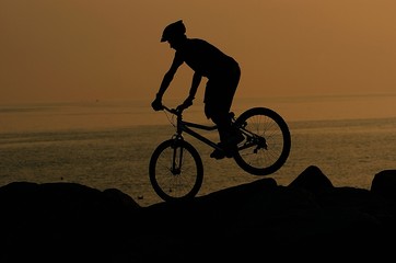 mountain biker