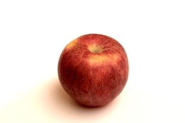 Fototapeta na wymiar pommes rouges en gros plan