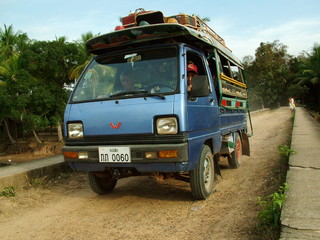 Fototapeta na wymiar transport, laos