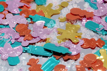 confetti for baby shower