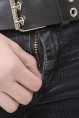 open zipper