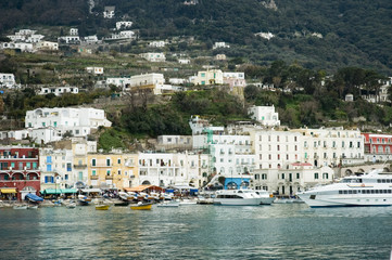 Fototapeta na wymiar capri port lifestyle