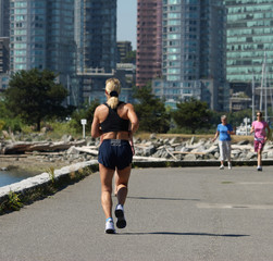 jogging the seawall