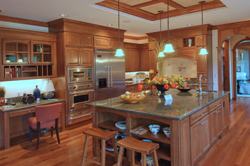 spacious kitchen