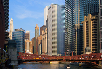 Fototapeta na wymiar Widok miasta Chicago