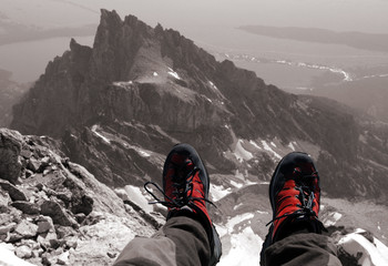 shoes on the summit