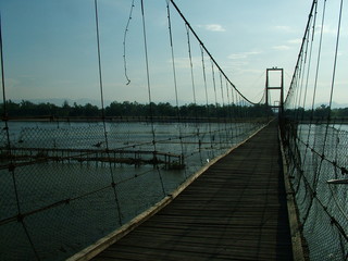 pont suspendu, thailande