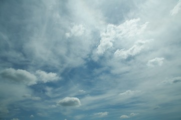 Naklejka na ściany i meble clouds and blue