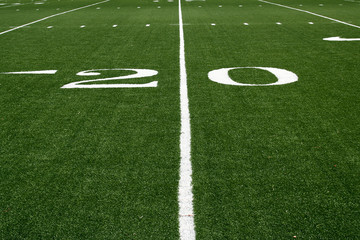 20 yard line