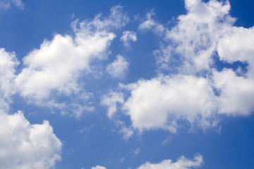 Naklejka na ściany i meble blue sky with clouds 04