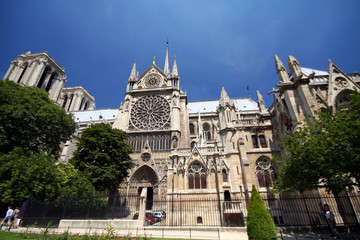Fototapeta na wymiar paris katedra