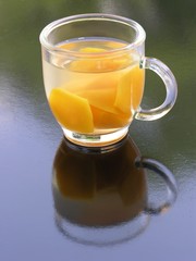peach compote after dinner