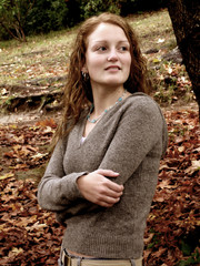 beautiful girl in fall