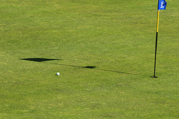 Obraz premium putt the hole