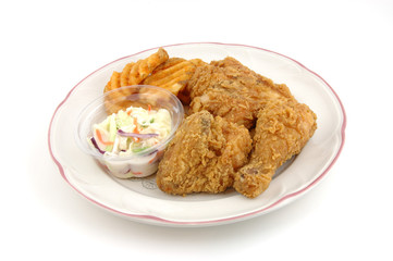 fried chicken plate