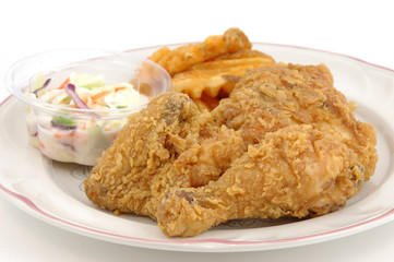 fried chicken plate