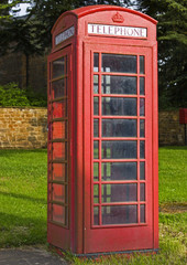 Obraz premium red phonebox