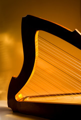 shepherd's harp in the light, amber