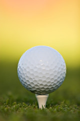 golf ball on tee