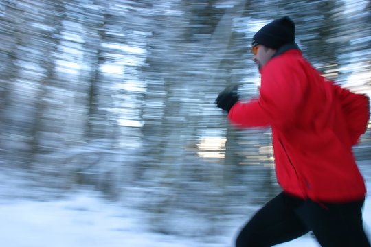 jogging im winter