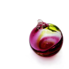 magenta holiday ornament