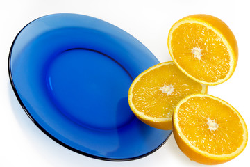 half of orange