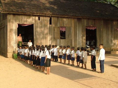 ecole, cambodge