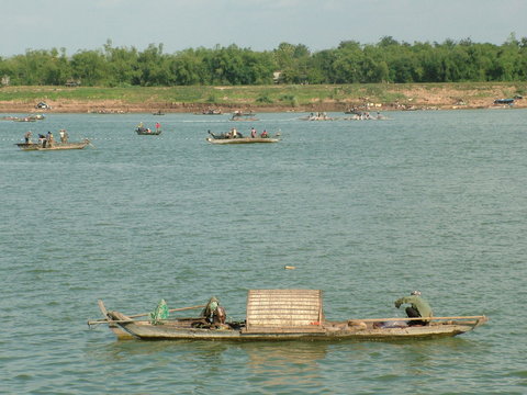 bateaux, cambodge