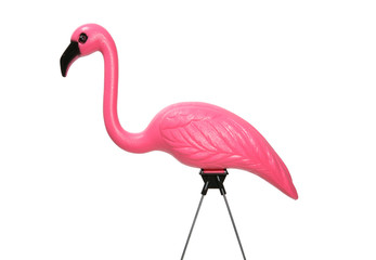pink lawn flamingo