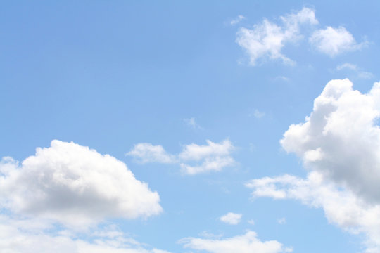 Fototapeta beau ciel bleu avec nuages