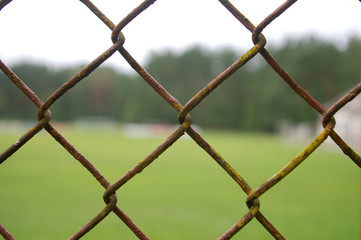 Fototapeta premium net fence