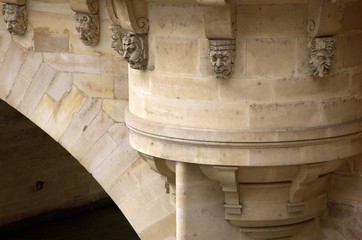 ornate bridge support